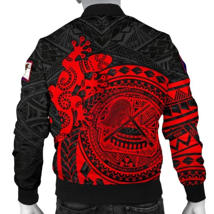FUNSTUFFPRINT American Samoa Men’s Bomber Jacket – Polynesian Lizard – BN15 Bomber Jacket 3D Bomber Jacket