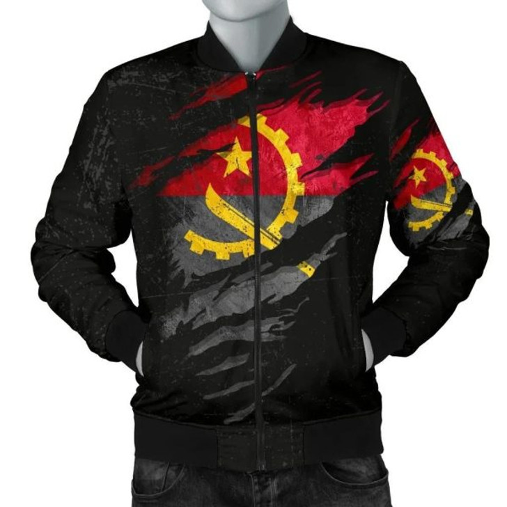 FUNSTUFFPRINT Angola In Me Men’s Bomber Jacket – Special Grunge Style A31 Bomber Jacket 3D Bomber Jacket