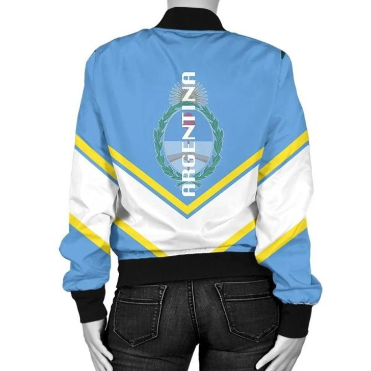 FUNSTUFFPRINT Anguilla Coat Of Arms Women Bomber Jacket Lucian Style JW5 Bomber Jacket 3D Bomber Jacket