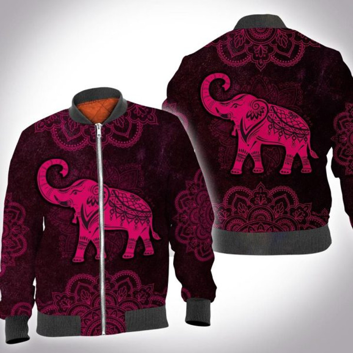 FUNSTUFFPRINT Animal mandala elephant 3D All Over Printed Shirt, Sweatshirt, Hoodie, Bomber Jacketize S – 5XL Bomber Jacket 3D Bomber Jacket