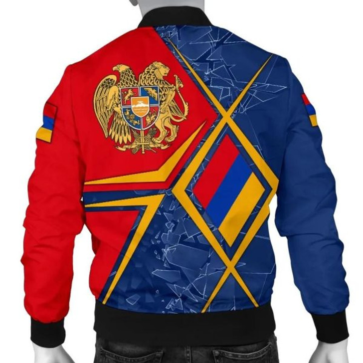 FUNSTUFFPRINT Armenia bMen’s Bomber Jacket – Armenia Legend – BN15 Bomber Jacket 3D Bomber Jacket