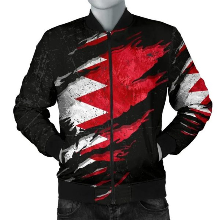 FUNSTUFFPRINT Bahrain In Me Men’s Bomber Jacket – Special Grunge Style A31 Bomber Jacket 3D Bomber Jacket