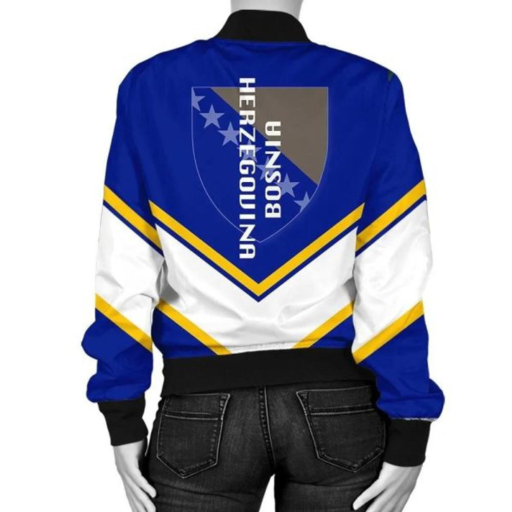 FUNSTUFFPRINT Bolivia Coat Of Arms Women Bomber Jacket Lucian Style JW5 Bomber Jacket 3D Bomber Jacket