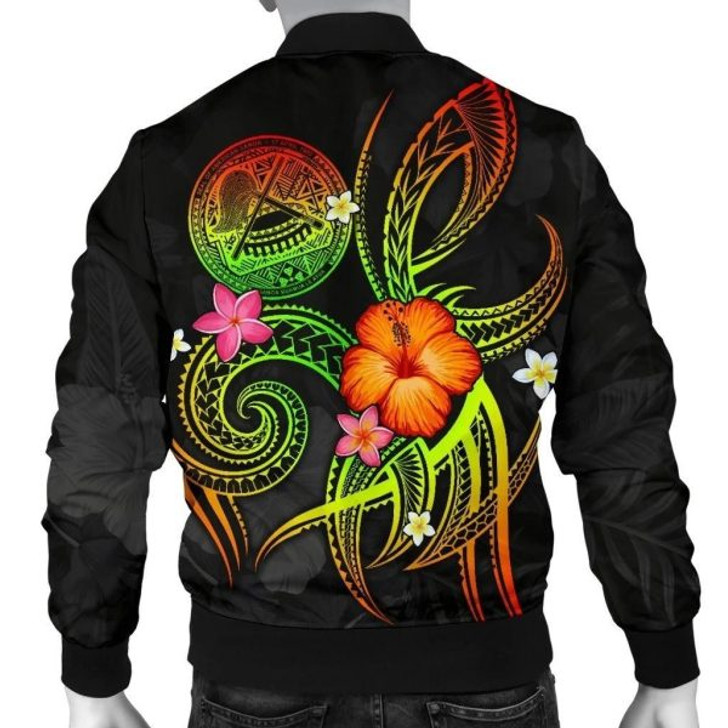 FUNSTUFFPRINT Bomber Jacket American Samoa Polynesian Personalised – Legend of American Samoa (Reggae) – BN15 Bomber Jacket 3D Bomber Jacket