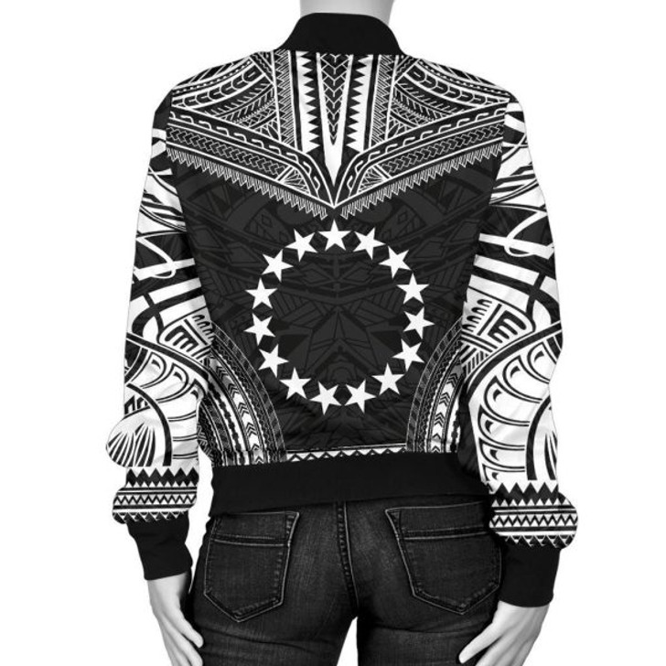 FUNSTUFFPRINT Bomber Jacket Cook Islands Polynesian Chief – Black Version – Bn10 Bomber Jacket 3D Bomber Jacket