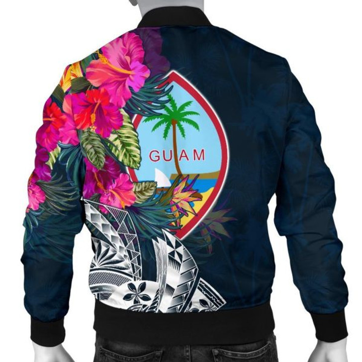 FUNSTUFFPRINT Bomber Jacket Guam – Guam Summer Vibes 3D Bomber Jacket