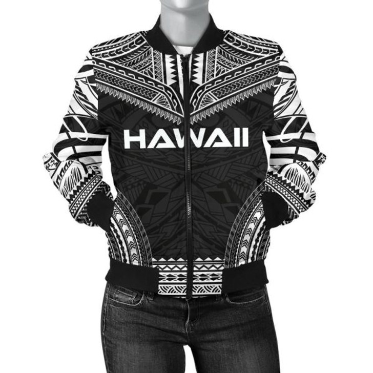 FUNSTUFFPRINT Bomber Jacket Hawaii Polynesian Chief – Black Version 3D Bomber Jacket