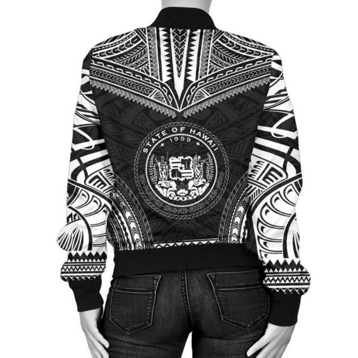 FUNSTUFFPRINT Bomber Jacket Hawaii Polynesian Chief – Black Version 3D Bomber Jacket