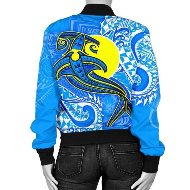 FUNSTUFFPRINT Bomber Jacket Palau Polynesian – Palau Flag with Polynesian Tattoo 3D Bomber Jacket
