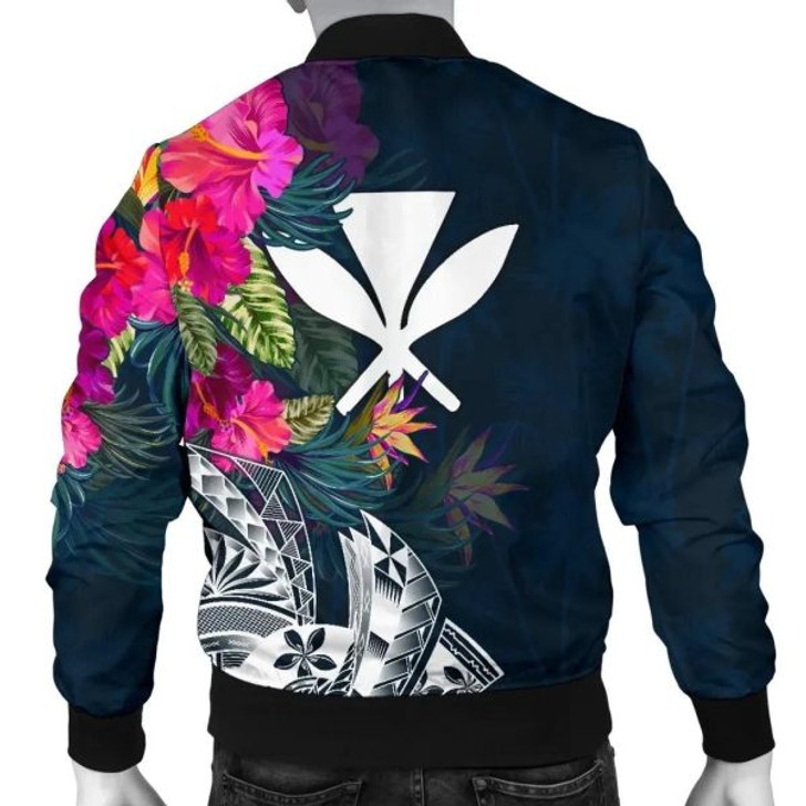 FUNSTUFFPRINT Bomber Jacket Polynesian Hawaii – Summer Vibes 3D Bomber Jacket