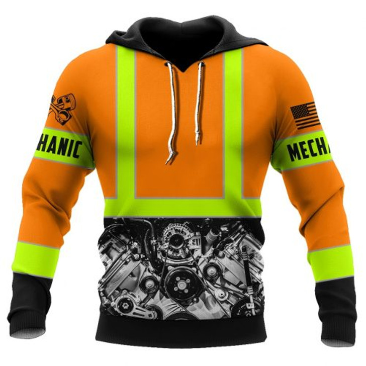 FUNSTUFFPRINT Mechanic 3D Hoodie Not For The Weak  3D Hoodie and Zip Hoodie