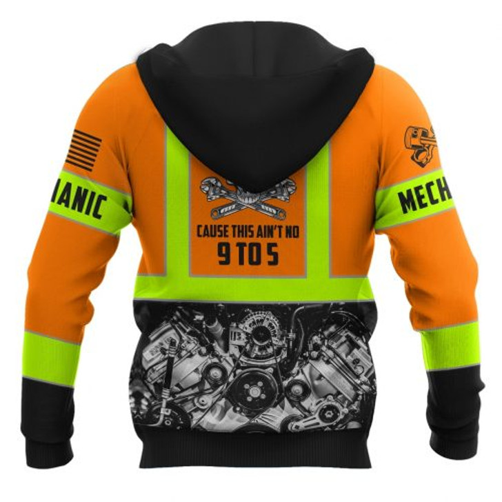 FUNSTUFFPRINT Mechanic 3D Hoodie Not For The Weak  3D Hoodie and Zip Hoodie