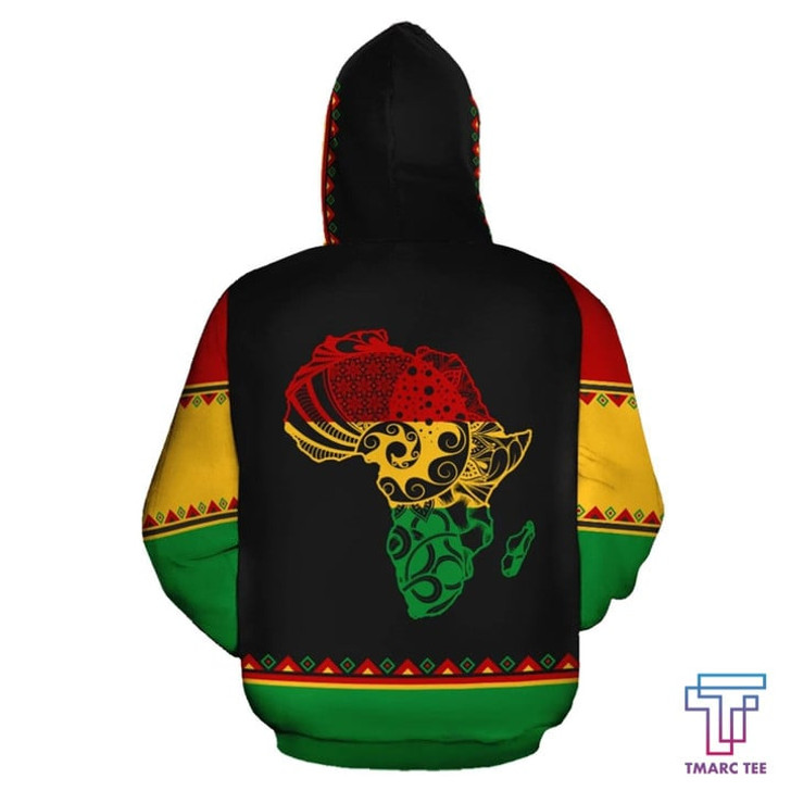 FUNSTUFFPRINT  African Hoodie - Africa Reggae   3D Hoodie and Zip Hoodie