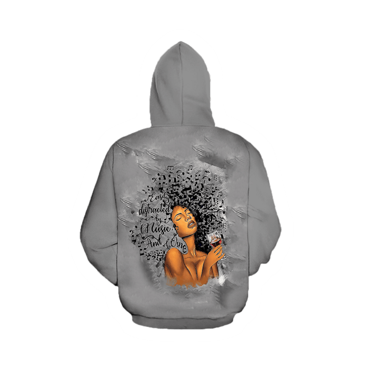 FUNSTUFFPRINT  African Girl Lose My Mind And Find My Soul Unisex Deluxe  3D Hoodie and Zip Hoodie