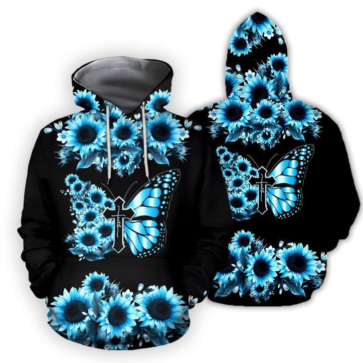 FUNSTUFFPRINT  Butterfly 3D Hoodie and Zip Hoodie