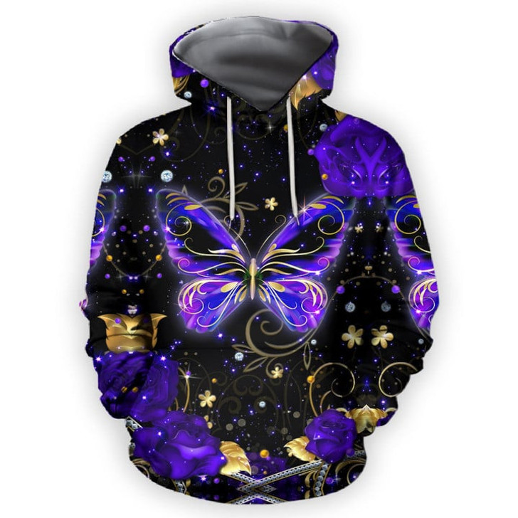 FUNSTUFFPRINT-  Butterfly  3D Hoodie and Zip Hoodie