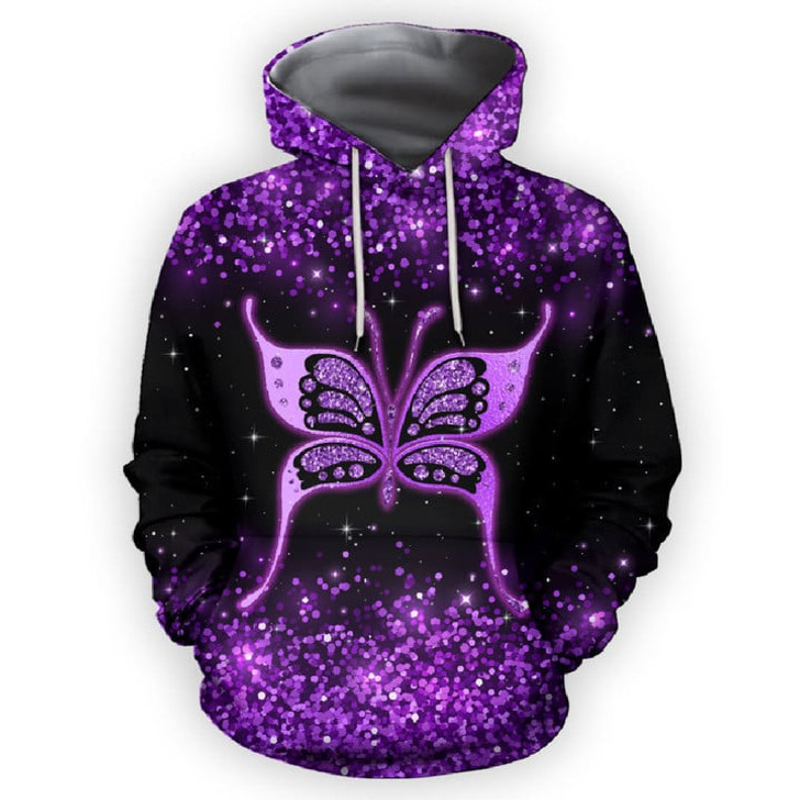 FUNSTUFFPRINT Butterfly Combo  3D Hoodie and Zip Hoodie