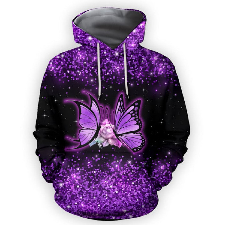 FUNSTUFFPRINT Butterfly Combo Hoodie  3D Hoodie and Zip Hoodie
