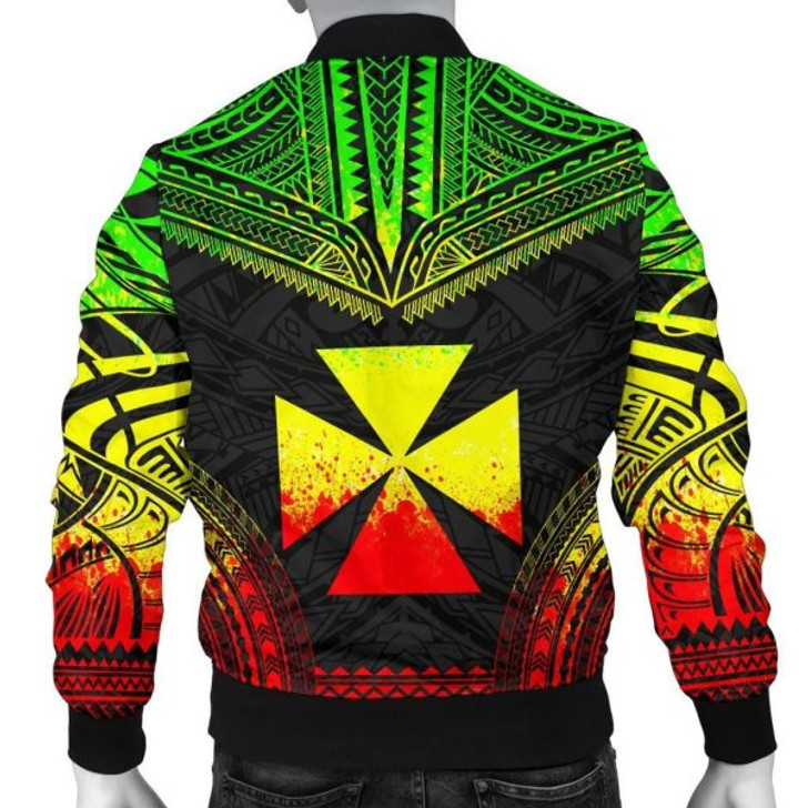 FUNSTUFFPRINT Bomber Jacket Wallis And Futuna Polynesian Chief – Reggae Version 3D Bomber Jacket