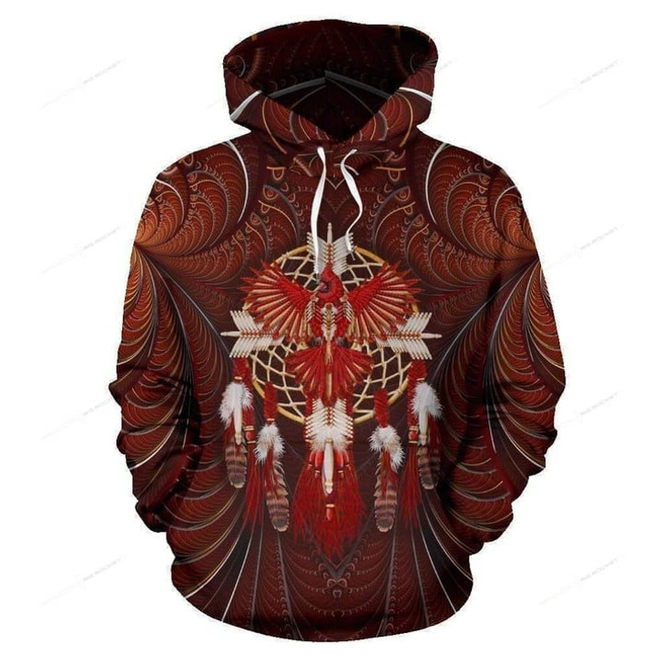 FUNSTUFFPRINT DREAMCATCHER EAGLE NATIVE All  3D Hoodie and Zip Hoodie