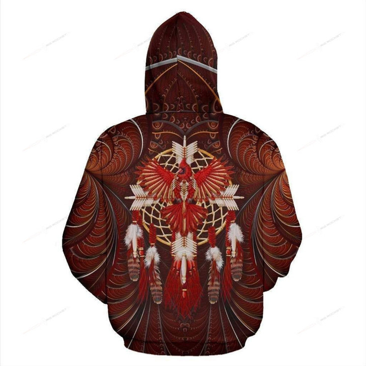 FUNSTUFFPRINT DREAMCATCHER EAGLE NATIVE All  3D Hoodie and Zip Hoodie