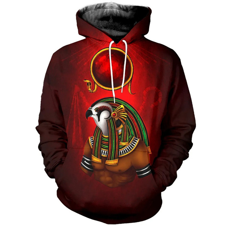 FUNSTUFFPRINT  Horus God Gift AOP  3D Hoodie and Zip Hoodie