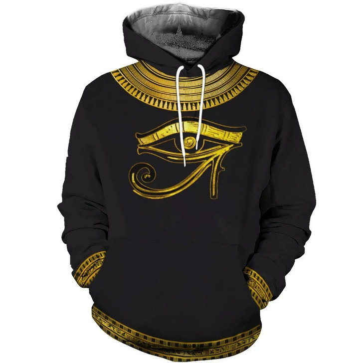 FUNSTUFFPRINT Eye Of Horus God   3D Hoodie and Zip Hoodie