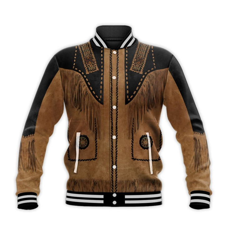 FUNSTUFFPRINT Cowboy Jacket Cosplay 3D Over Printed Unisex Jacket 3D Baseball Jacket S3VJ-10002