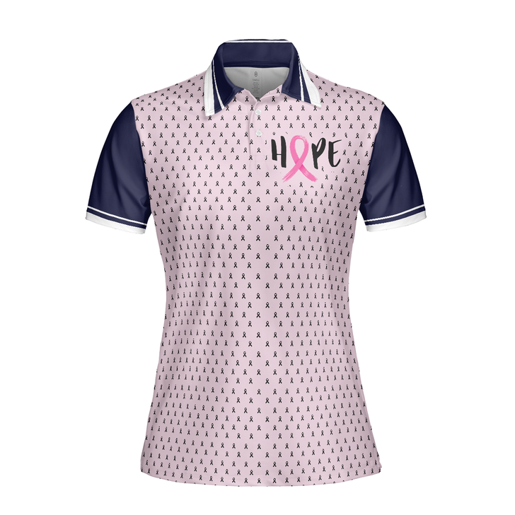 You Picked The Wrong Girl Breast Cancer Awareness Short Sleeve Women Polo Shirt, Breast Cancer Shirt - Perfect Gift For Women