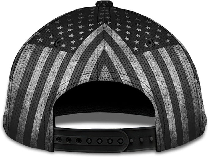 FUNSTUFFPRINT One Nation Under God With American Flag All Over Print Baseball Cap - Christian Hats For Men Women