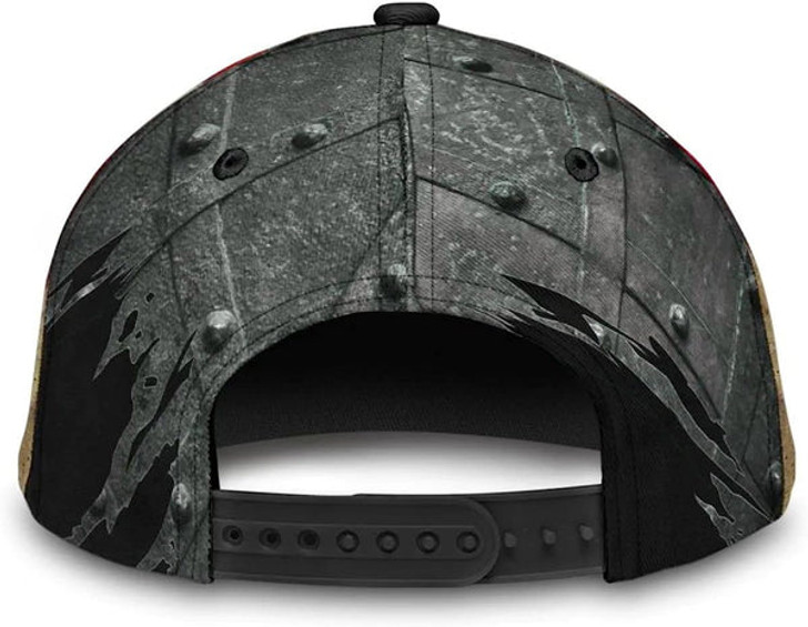 FUNSTUFFPRINT Knight Jesus All Over Print Baseball Cap - Christian Hats For Men Women