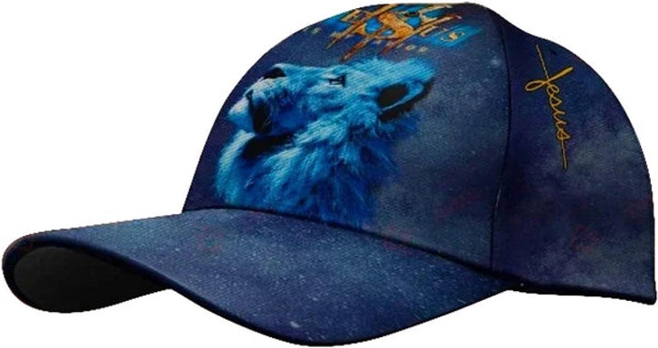 FUNSTUFFPRINT King Of Lion Jesus Is My Savior Classic Hat All Over Print - Christian Hats for Men and Women