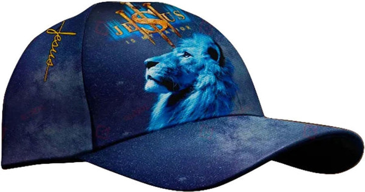 FUNSTUFFPRINT King Of Lion Jesus Is My Savior Classic Hat All Over Print - Christian Hats for Men and Women