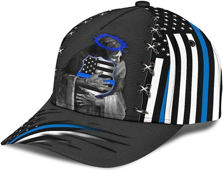 FUNSTUFFPRINT Jesus Hug Baseball Cap - Christian Hats for Men and Women