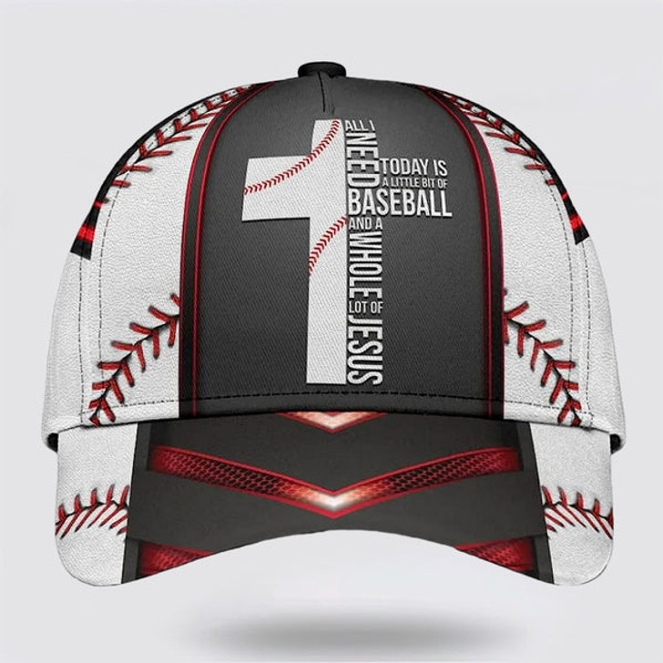 FUNSTUFFPRINT Baseball Jesus Baseball Cap - Christian Hats for Men and Women