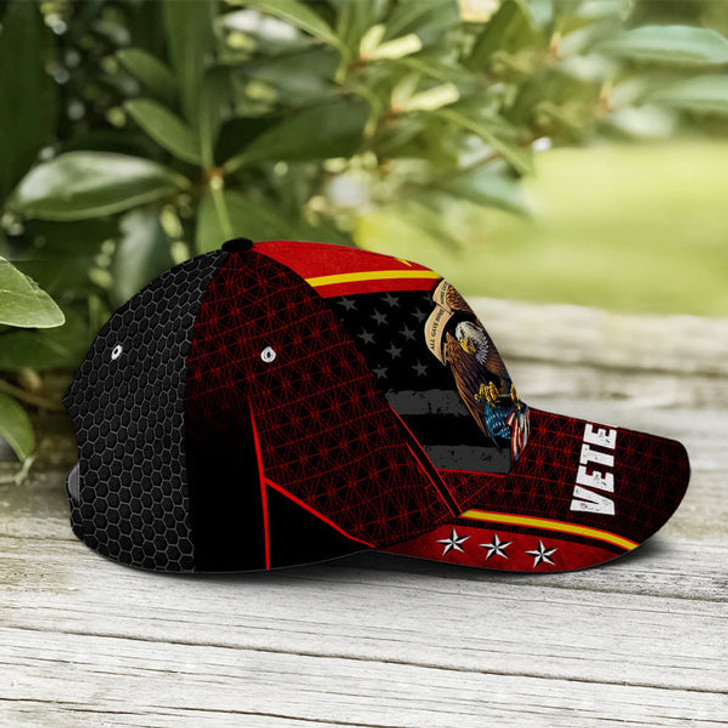 FUNSTUFFPRINT Veteran Eagle All Gave Some Baseball Cap