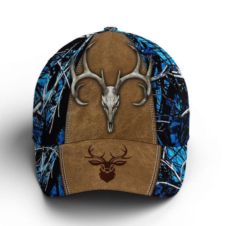 FUNSTUFFPRINT Custom Hunting Camouflage Multicolor Deer Logo Baseball Cap