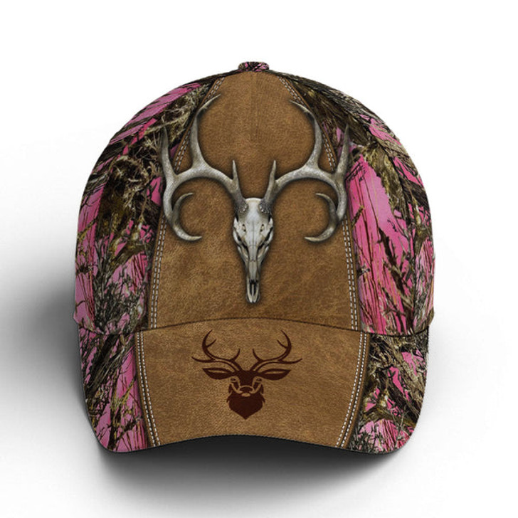 FUNSTUFFPRINT Custom Hunting Camouflage Multicolor Deer Logo Baseball Cap