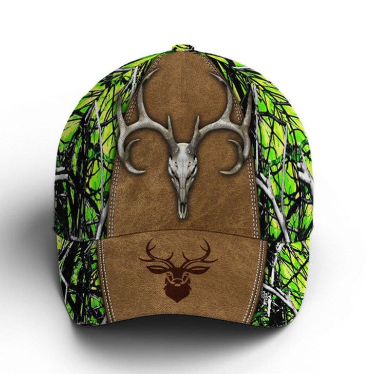 FUNSTUFFPRINT Custom Hunting Camouflage Multicolor Deer Logo Baseball Cap