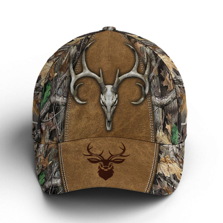 FUNSTUFFPRINT Custom Hunting Camouflage Multicolor Deer Logo Baseball Cap