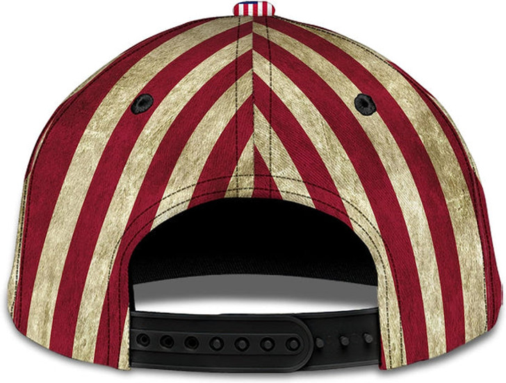 FUNSTUFFPRINT One Nation Under God American Flag And God And Dove All Over Print Baseball Cap - Christian Hats For Men Women