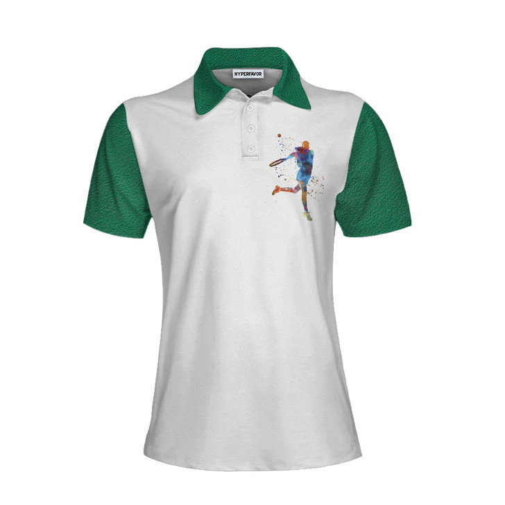 Real Grandmas Play Tennis Women Short Sleeve Polo Shirt, Cool Tennis Polo Style Shirt, Best Tennis Gift