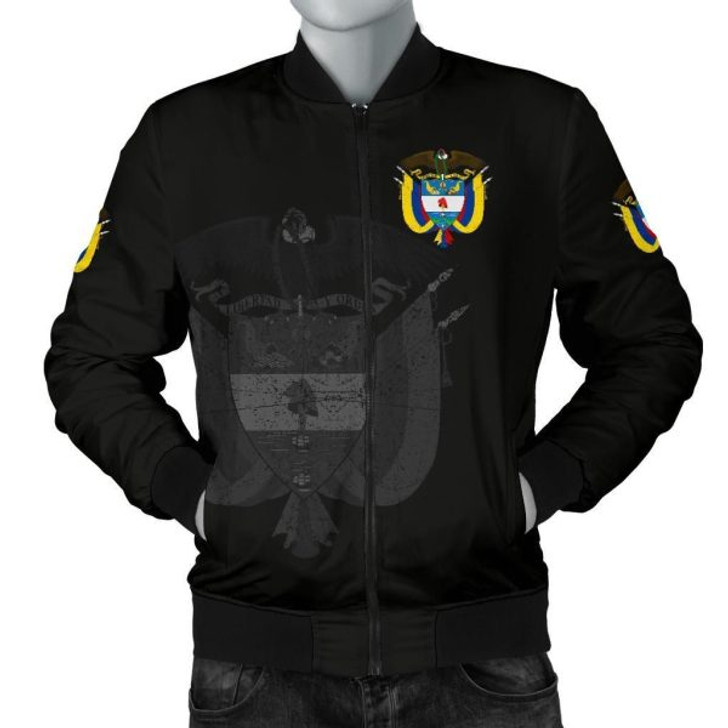 FUNSTUFFPRINT Colombia Men’s Bomber Jacket 3D Bomber Jacket