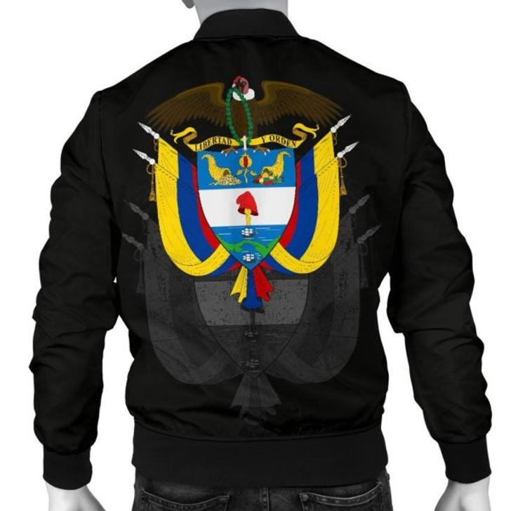 FUNSTUFFPRINT Colombia Men’s Bomber Jacket 3D Bomber Jacket