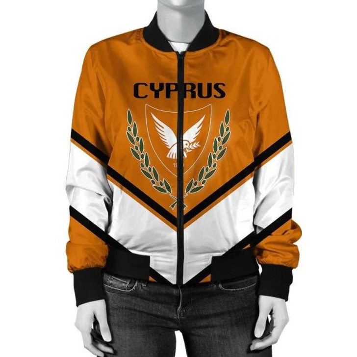 FUNSTUFFPRINT Cuba Coat Of Arms Women Bomber Jacket Lucian Style 3D Bomber Jacket