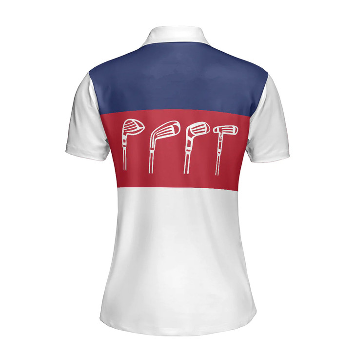 Texas Flag Golf Women Polo Shirt, Lady Squad Texas Short Sleeve Shirt For Ladies, Gift For Female Golfers