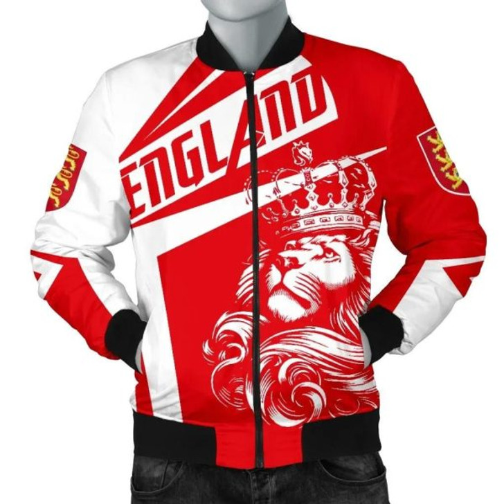 FUNSTUFFPRINT England Lion Men’s Bomber Jacket Bn10 Bomber Jacket 3D Bomber Jacket