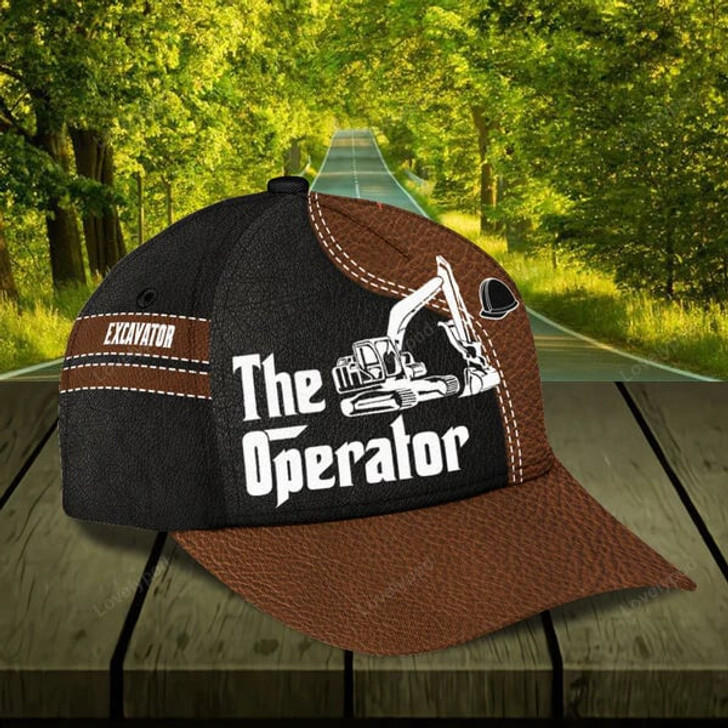 FUNSTUFFPRINT Personalized Excavator Classic Cap, Excavator basseball cap hat for men and women