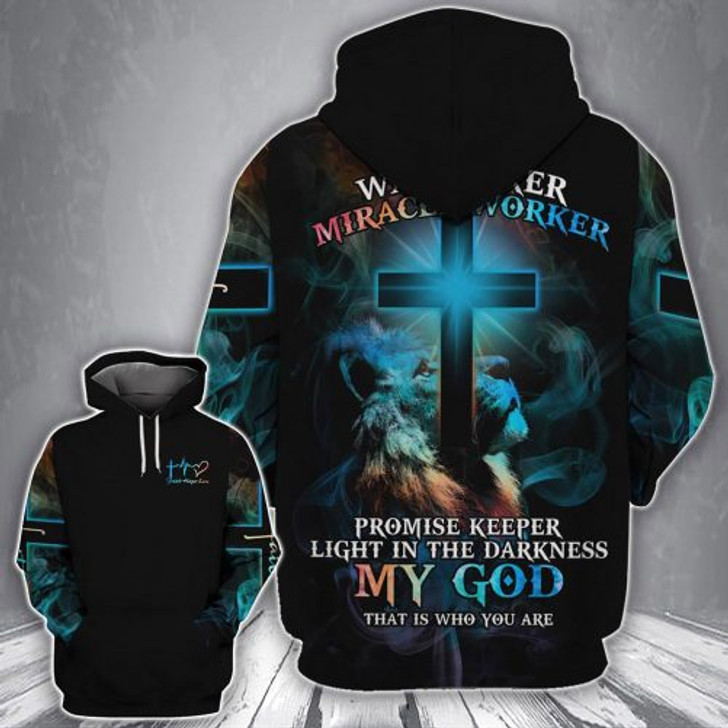 FUNSTUFFPRINT  Way Maker My God That Is Who You Are   3D Hoodie and Zip Hoodie