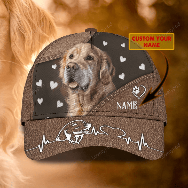 FUNSTUFFPRIT Personalized 3D Full Printed Dog Cap, Baseball Dog Hat For Men And Women, Cap Hat For Dog Lovers